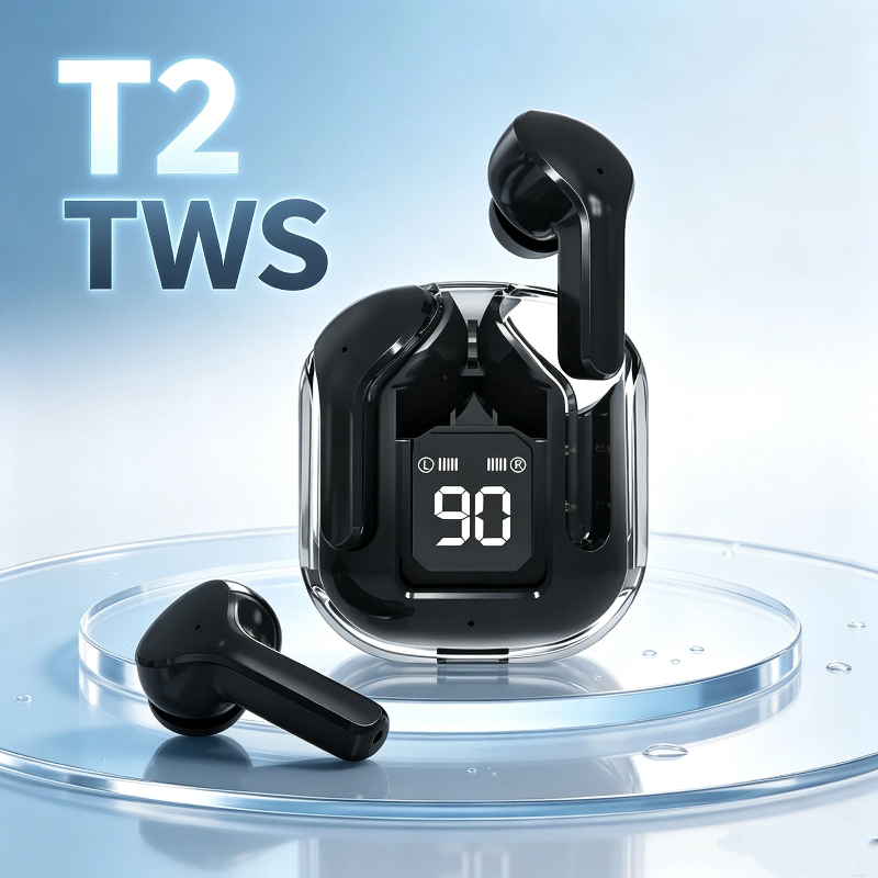 Office Tech Essentials - Yeni T2 Bluetooth kulaklık, kablosuz Bluetooth