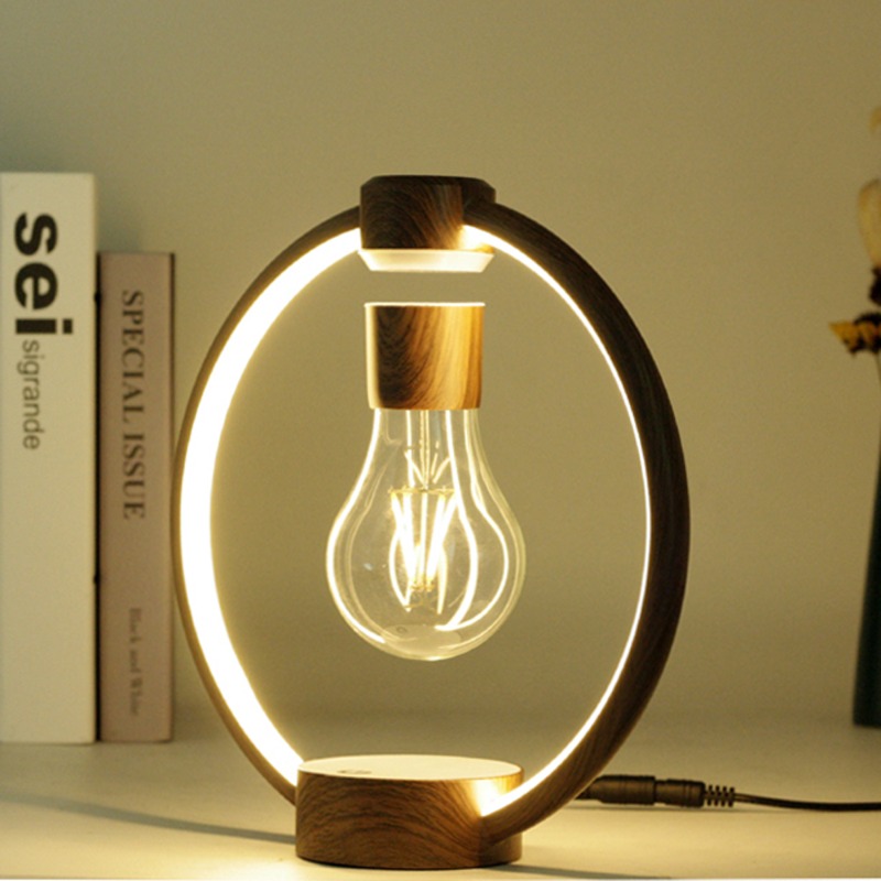 Office Tech Gifts - Manyetik Levitating Yüzen LED Ampul Masa