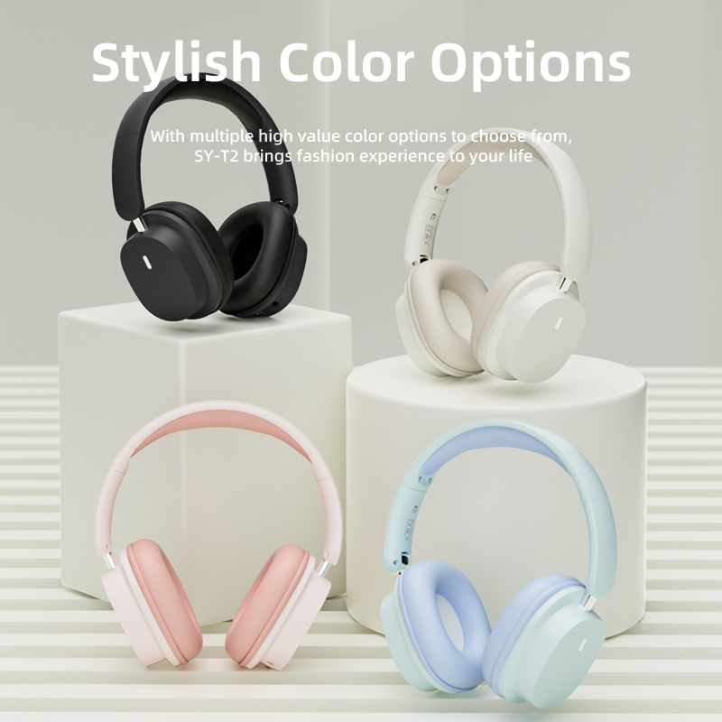 Office Tech Essentials - SY-T2 Kablosuz Bluetooth Kulaklık Mikrofonlu 9D