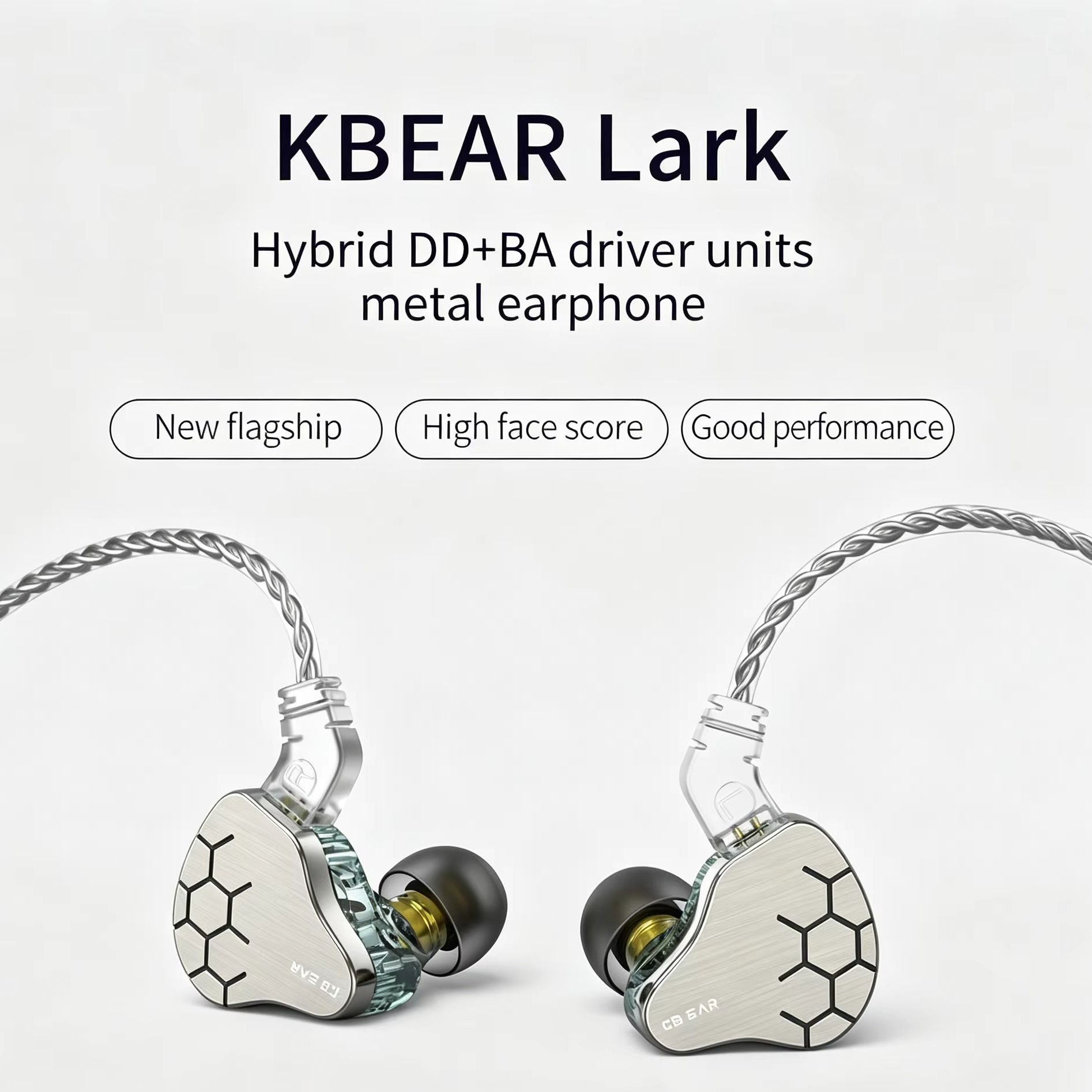 Office Tech Essentials - KBEAR Lark 1DD+1BA Hibrit IEM HiFi