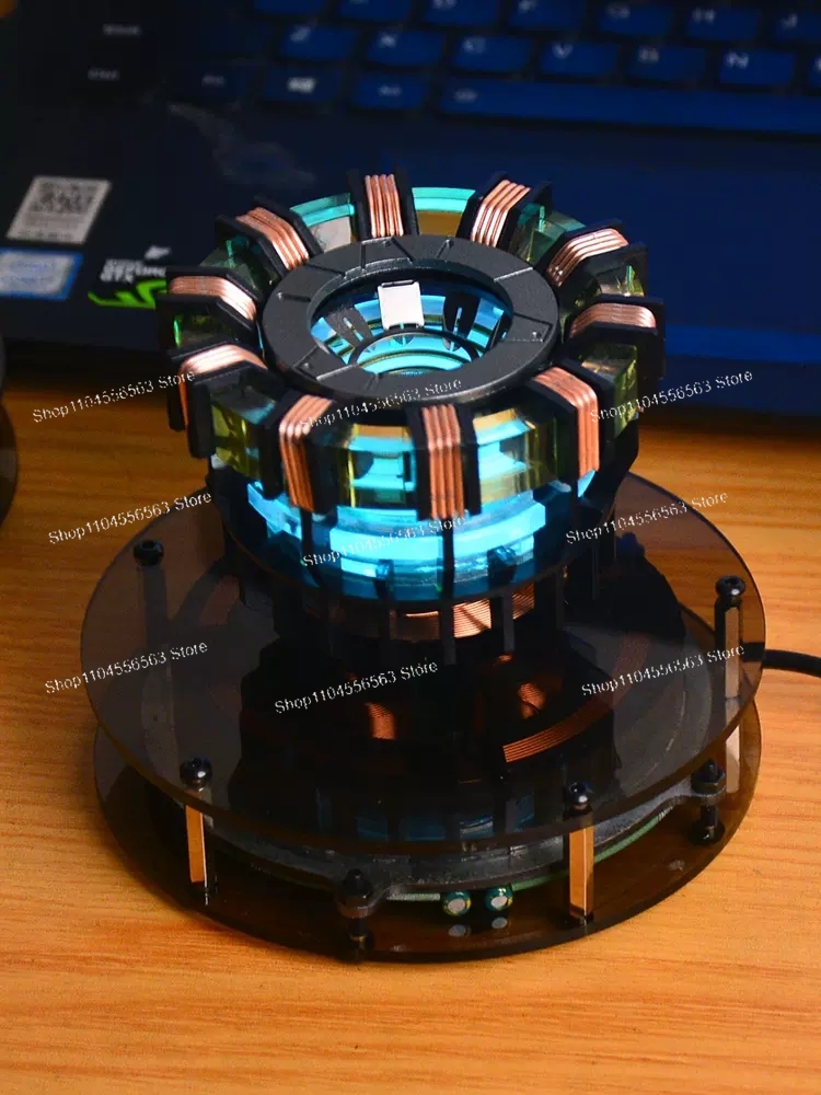 Office Tech Decor - Manyetik Levitasyon Reaktörü'den Esinlenen LED'li Gösterge,