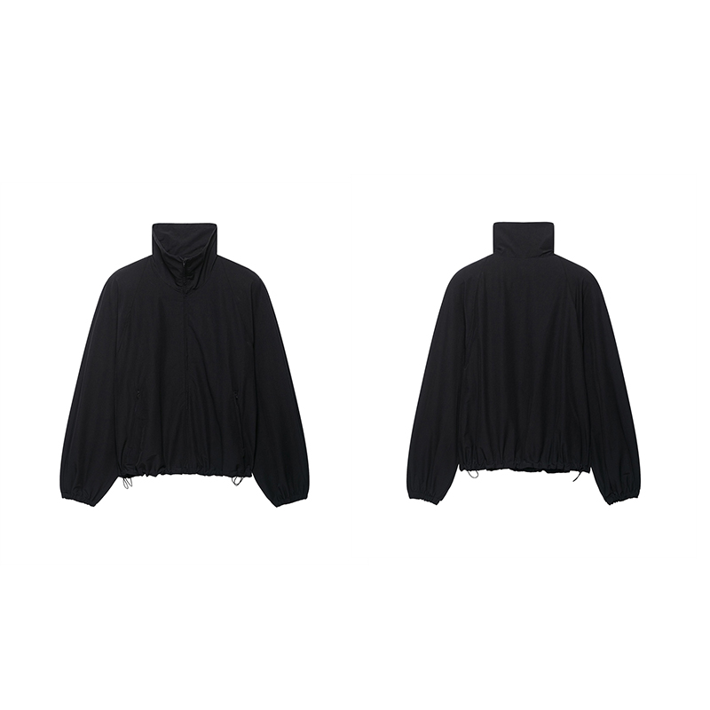 Office Tech Jacket - Guobioziy Kadın Dik Yaka Teknolojik Kumaş