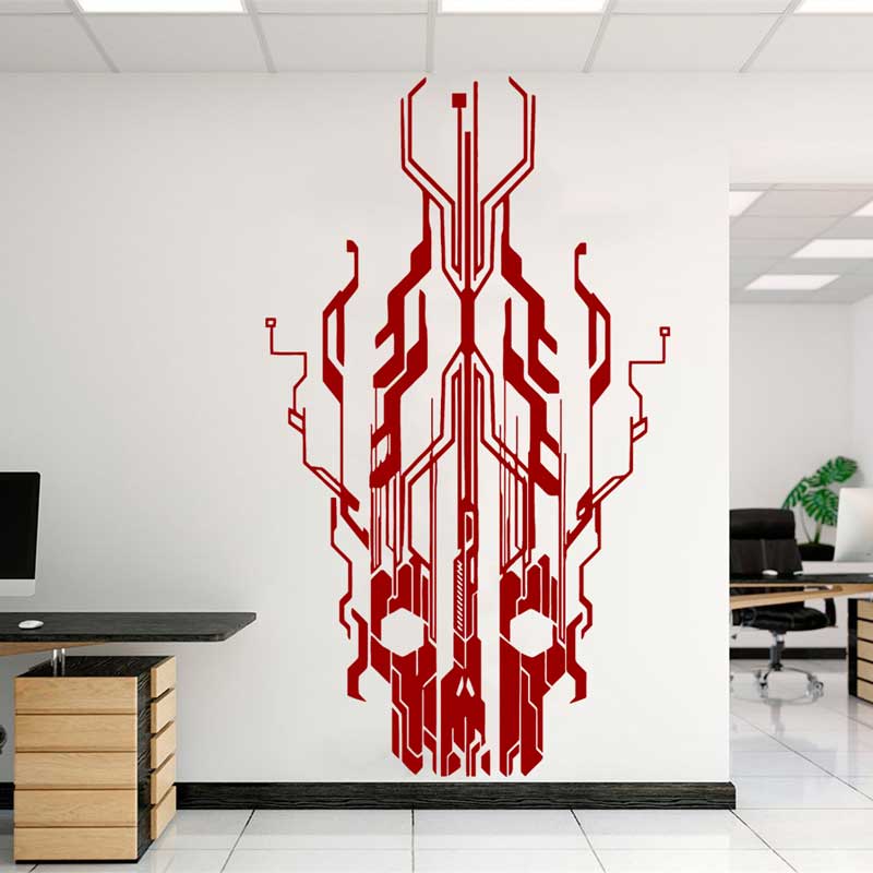 Çip devre teknoloji kafatası v - Office Tech Gifts incelemesi ve fiyatı