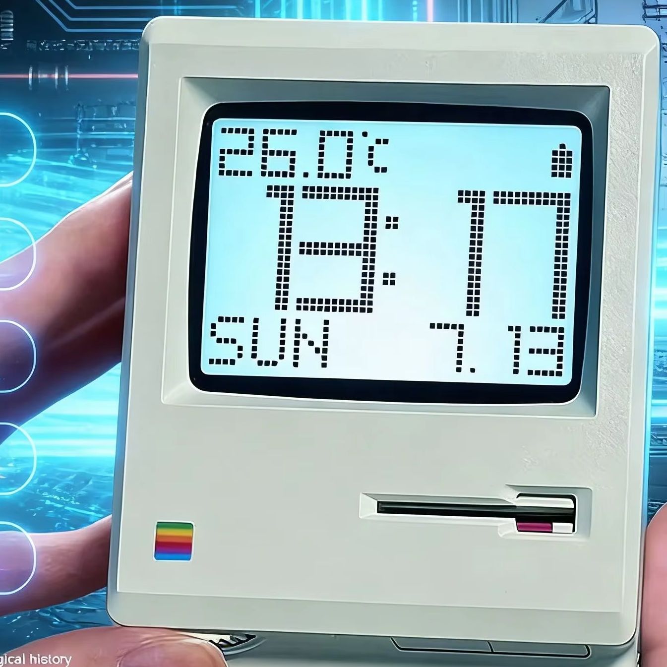 Retro Nostaljik Maclock Çalar  - Office Tech Gifts incelemesi ve fiyatı