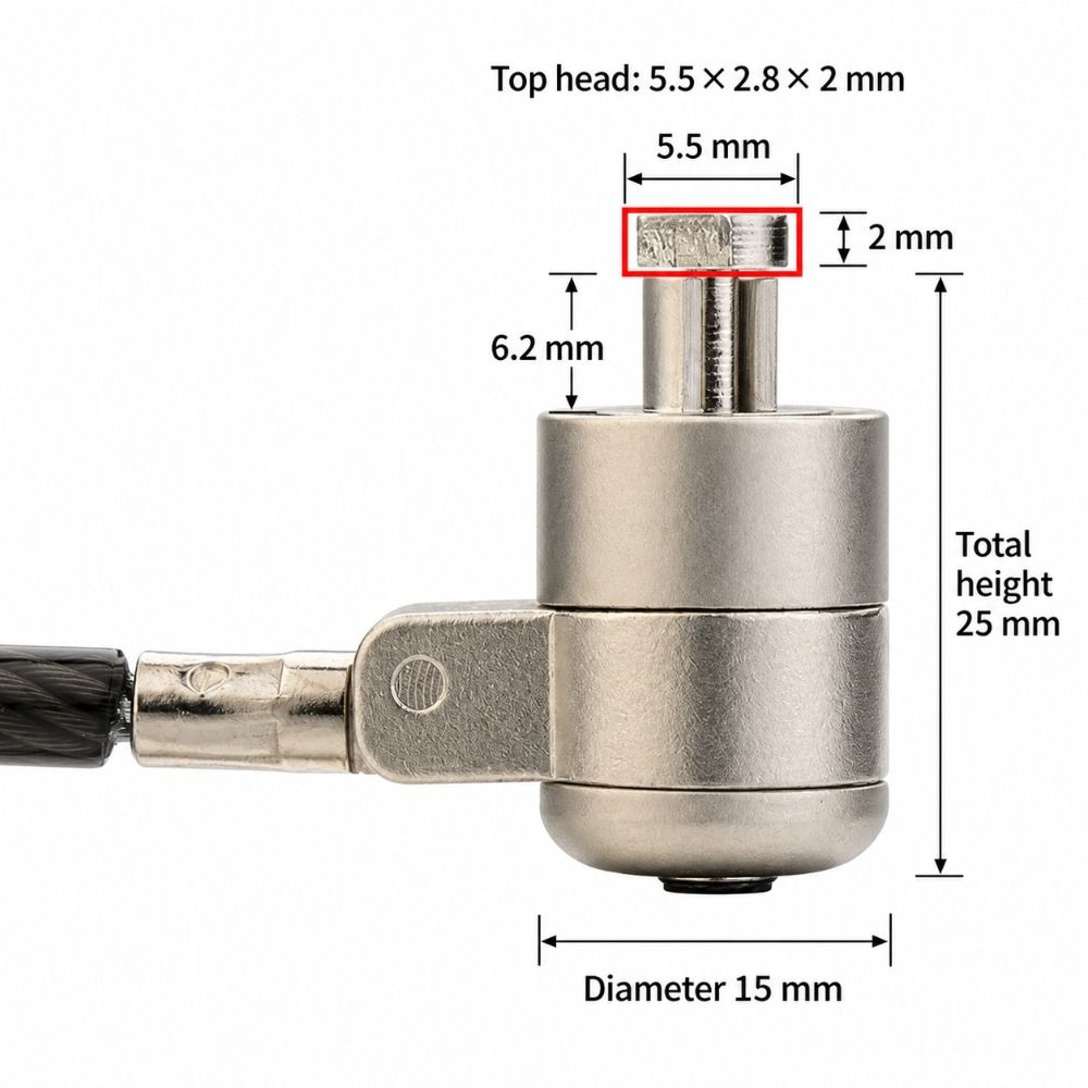 Ağır Hizmet Tipi Çelik Kilitli - Cable Lock Laptop incelemesi ve fiyatı