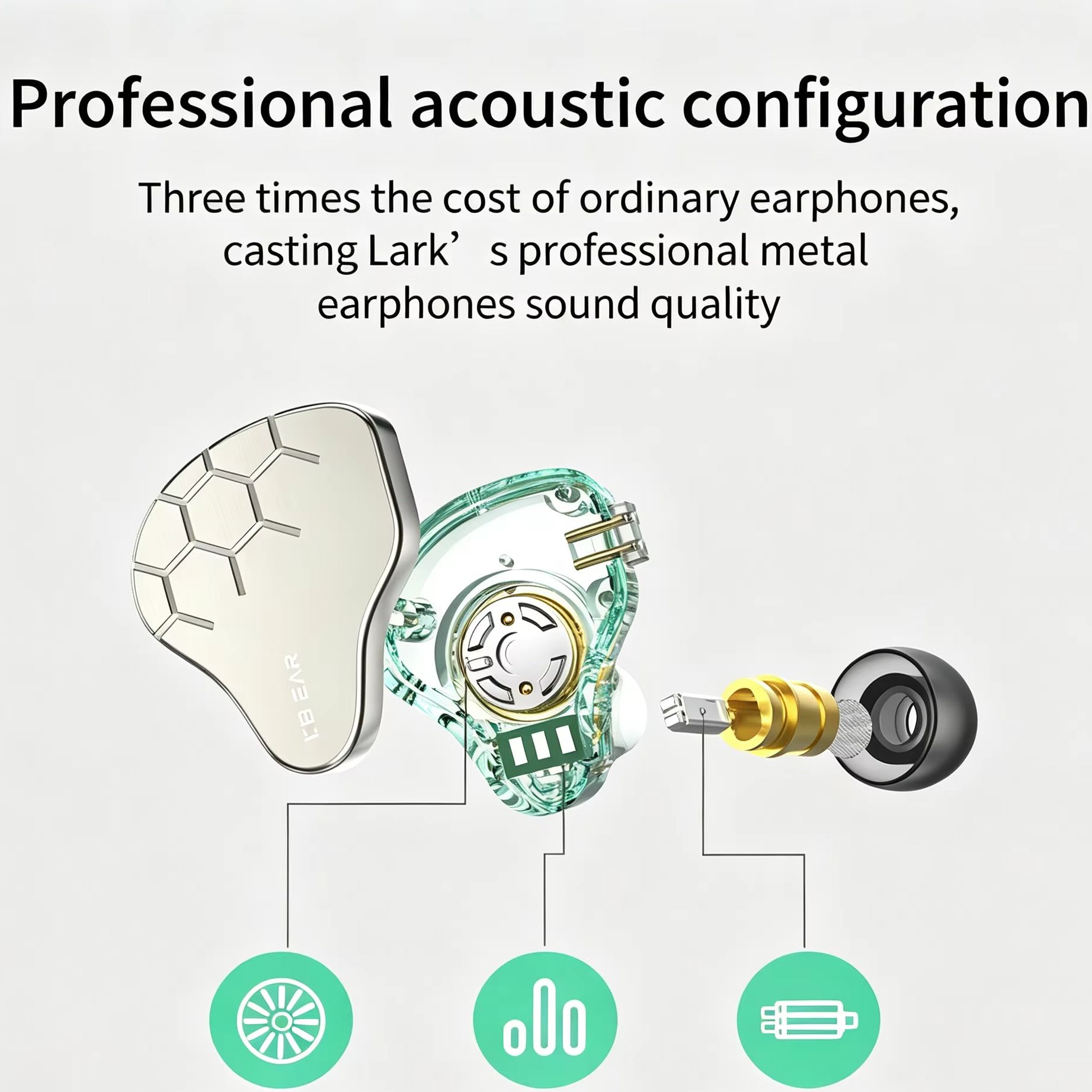 KBEAR Lark 1DD+1BA Hibrit IEM  - Office Tech Essentials incelemesi ve fiyatı