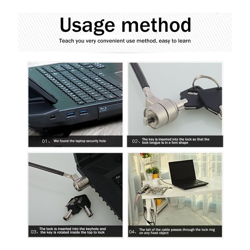 Üstün Dizüstü Bilgisayar Kilid - Cable Lock Laptop incelemesi ve fiyatı